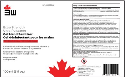 Label 3w Hand Sanitizer (Label Scrn 100 mL)